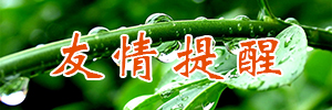 友情提醒